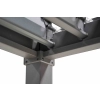 Pergola ogrodowa MIRADOR 80 Solid 3 x 2,4m Antracyt